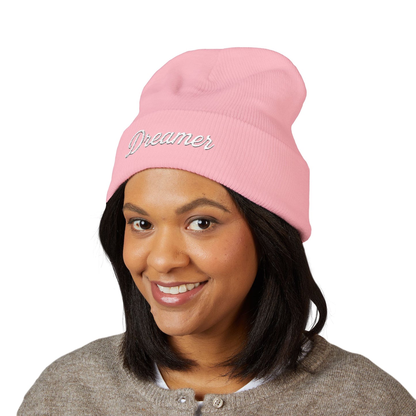 Dreamer Embroidered Classic Cuffed Beanie