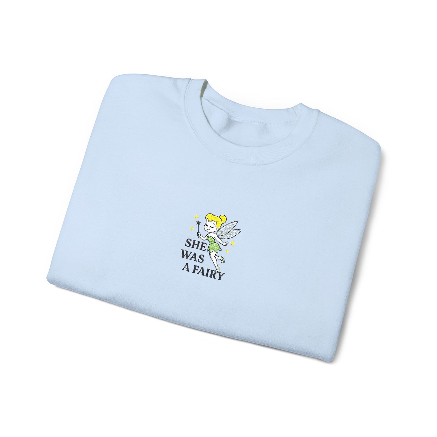 She Was a Fairy Embroidered Crewneck Sweatshirt