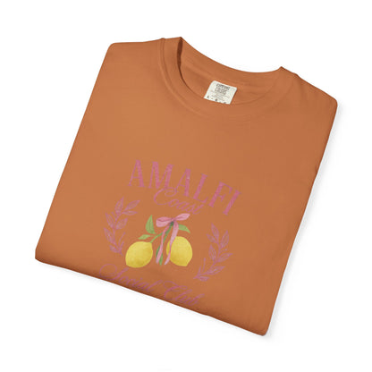 Amalfi Coast Social Club Pink Oversized T-shirt