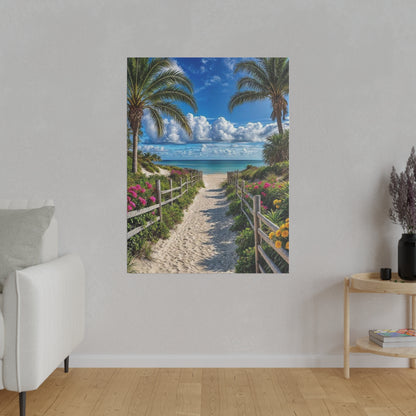 Paradise Found Matte Canvas, Stretched