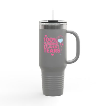 Nursing Student Tears Insulated Travel Mug, 40oz