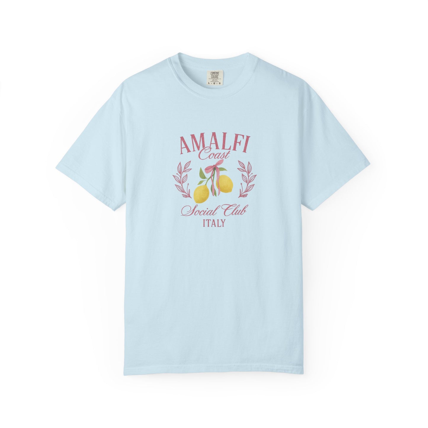 Amalfi Coast Social Club Pink Oversized T-shirt