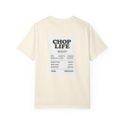 Chop Life Receipt Oversized T-shirt