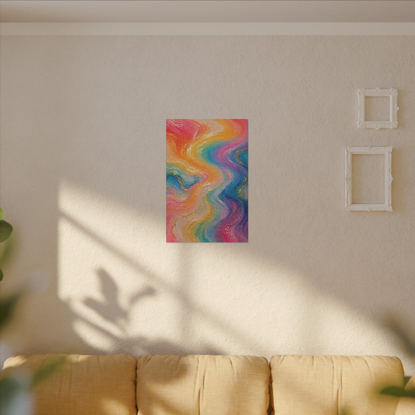 Rainbow Wave — Matte Canvas Wall Art
