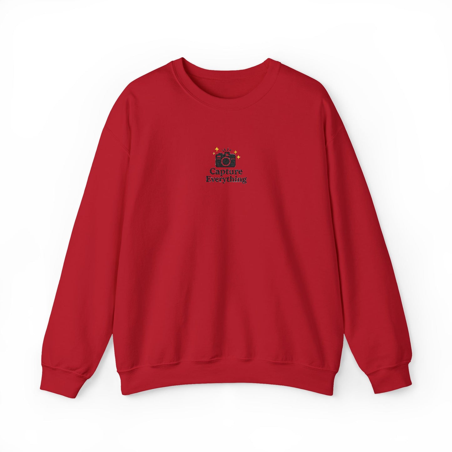 Capture Everything Embroidered Crewneck Sweatshirt