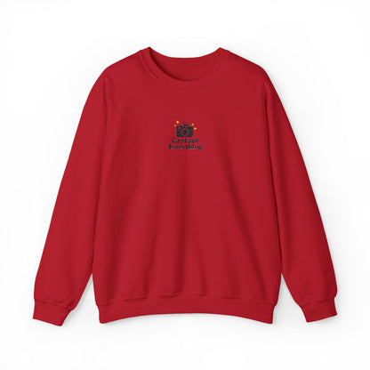 Capture Everything Embroidered Crewneck Sweatshirt