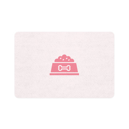 Pink Bowl Pet Food Mat