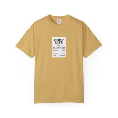 Chop Life Receipt Oversized T-shirt