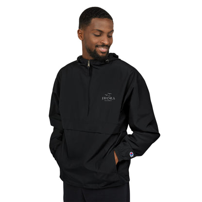 Jhora California Personalized Embroidered Packable Anorak Windbreaker Jacket
