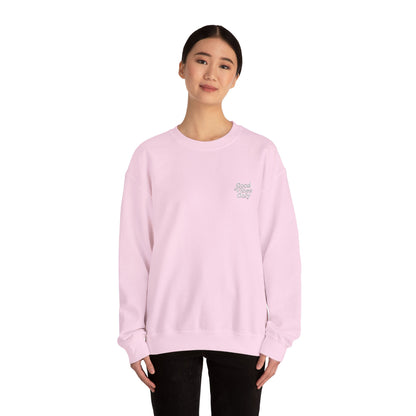 Good Vibes Only Retro Embroidered Crewneck Sweatshirt