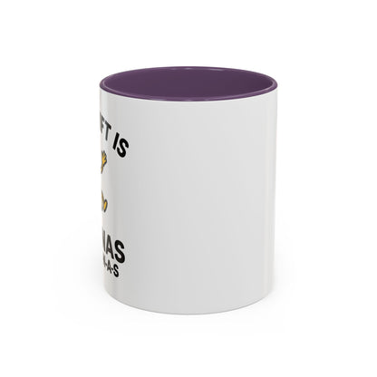 This Shift is Bananas Dancing Accent Mug (11, 15 oz)