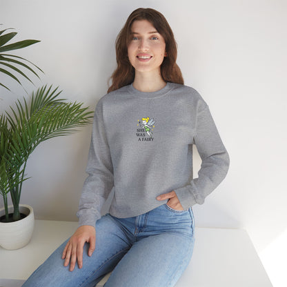 She Was a Fairy Embroidered Crewneck Sweatshirt
