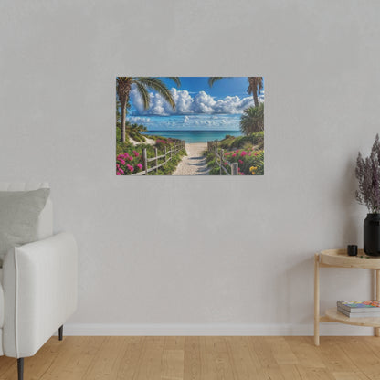 Paradise Found Matte Canvas, Stretched