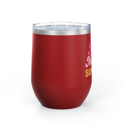 Hot Nurse Summer Wine Tumbler (12 oz)