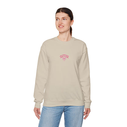 I'm Literally Just a Girl Embroidered Crewneck Sweatshirt