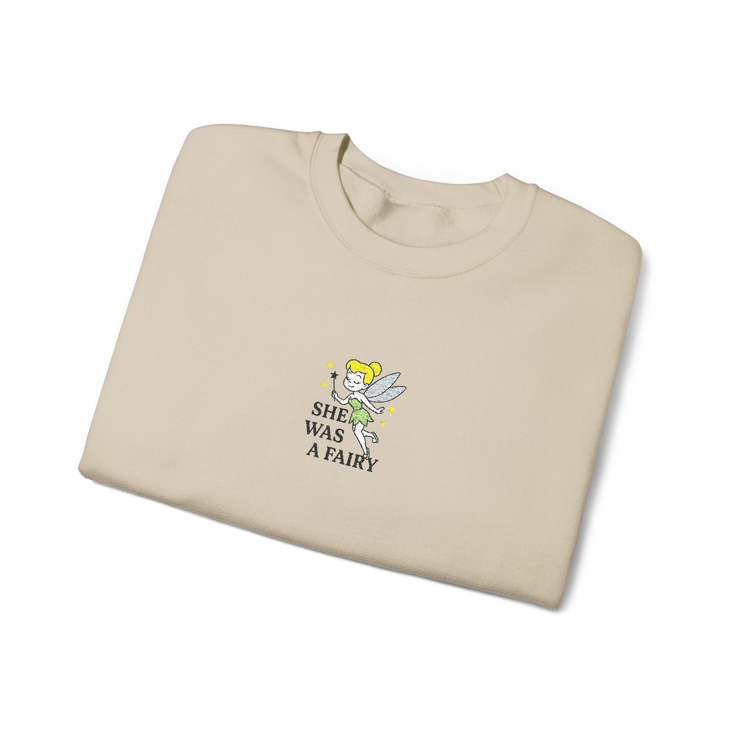 She Was a Fairy Embroidered Crewneck Sweatshirt