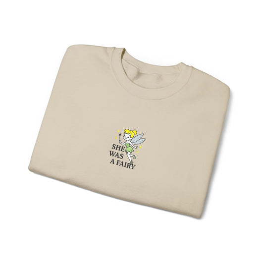 She Was a Fairy Embroidered Crewneck Sweatshirt