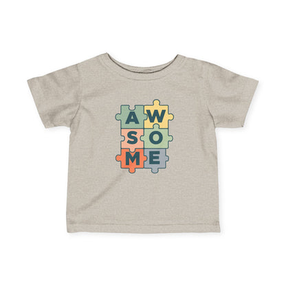 Awesome Puzzle Autism Awareness Infant Toddler T-shirt