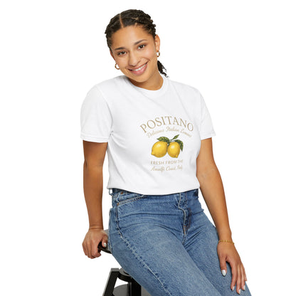 Postiano Italian Lemons Oversized T-shirt