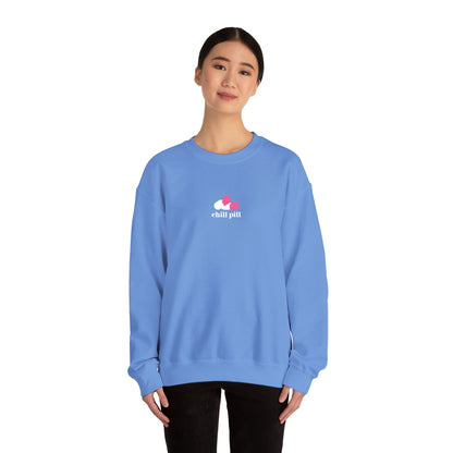 Chill Pill Embroidered Crewneck Sweatshirt