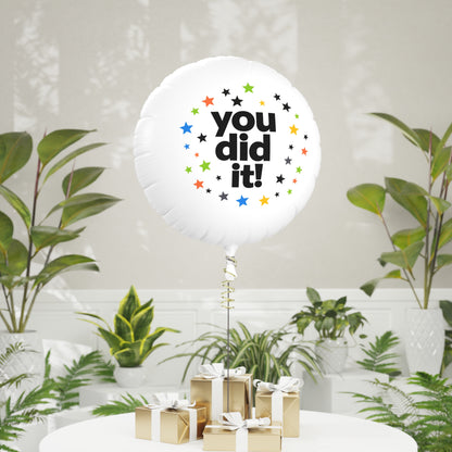 You Did It! Graduation 22" Mylar Balloon