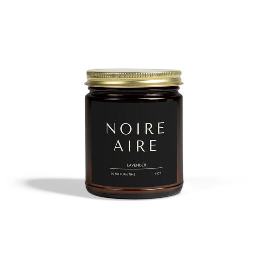 Noire Aire Lavender Scented Candles (4oz, 9oz)