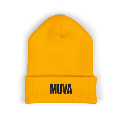MUVA Embroidered Classic Cuffed Beanie