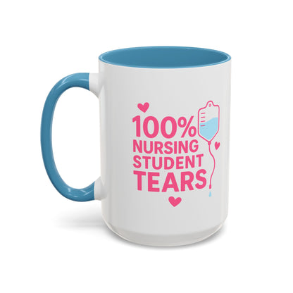 Nursing Student Tears Accent Mug