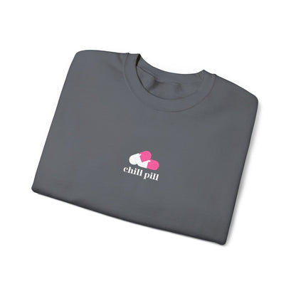 Chill Pill Embroidered Crewneck Sweatshirt
