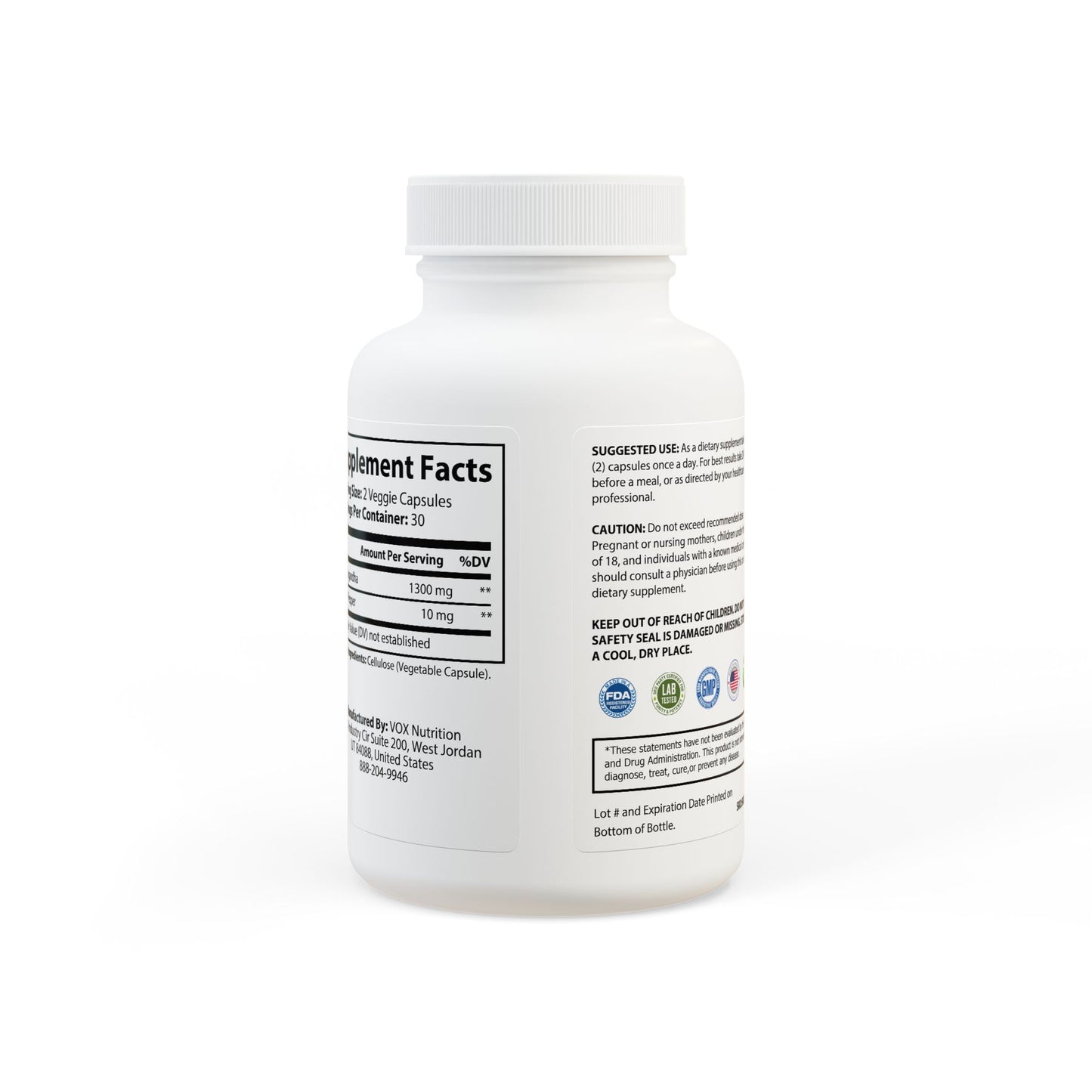 Calm Complex (Ashwagandha + Black Pepper)