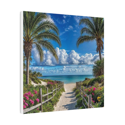 Paradise Found Matte Canvas, Stretched