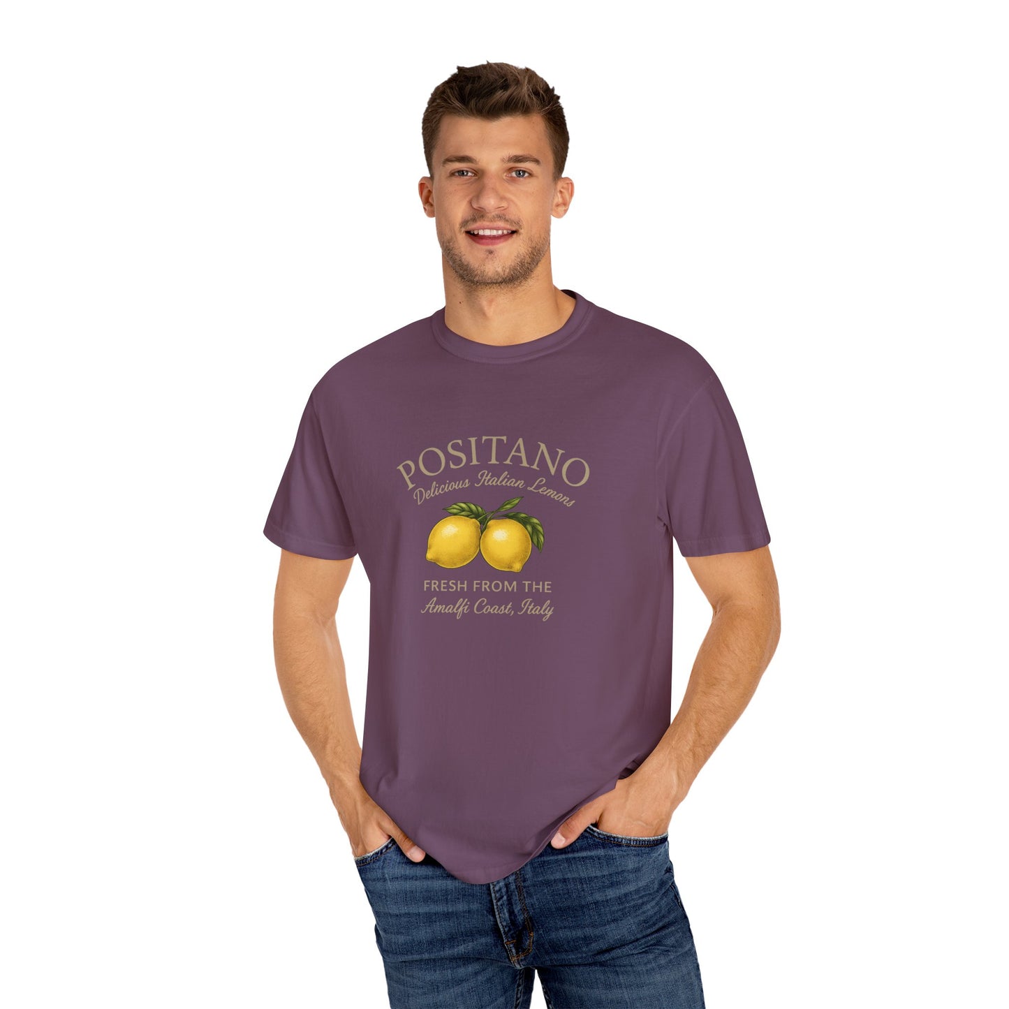 Postiano Italian Lemons Oversized T-shirt