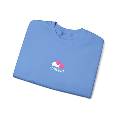 Chill Pill Embroidered Crewneck Sweatshirt