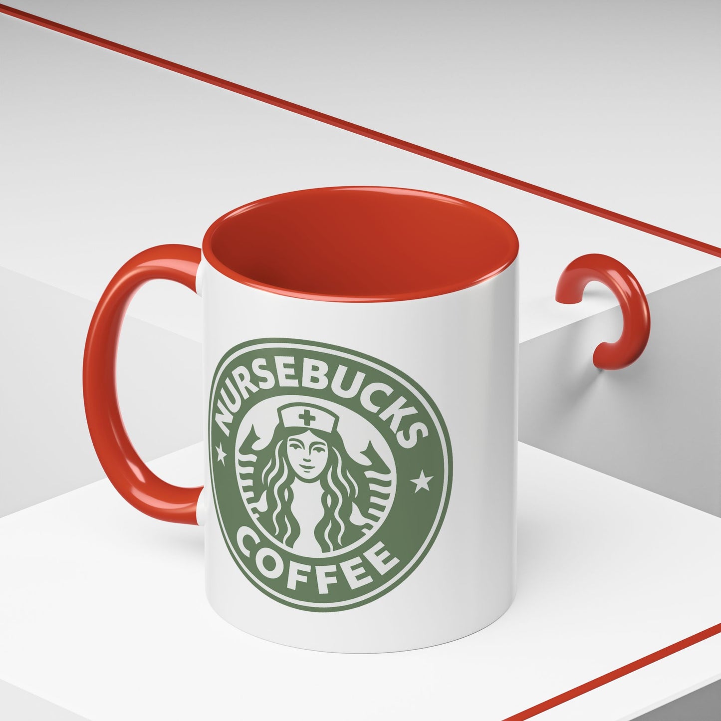 Nursebucks Coffee Accent Mug (11, 15 oz)