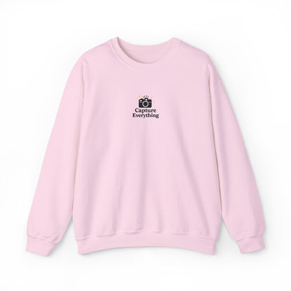 Capture Everything Embroidered Crewneck Sweatshirt