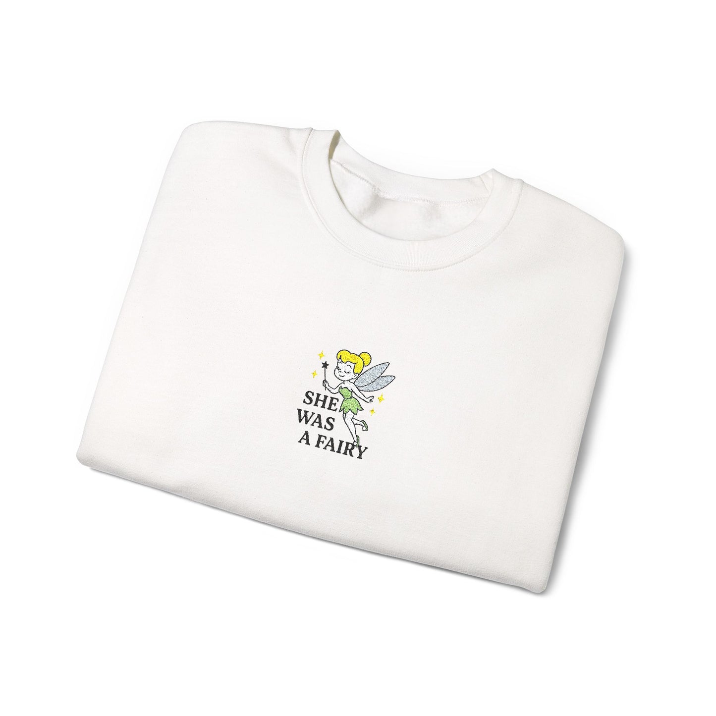 She Was a Fairy Embroidered Crewneck Sweatshirt
