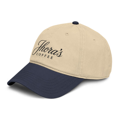 Jhora's Coffee Embroidered Baseball Cap