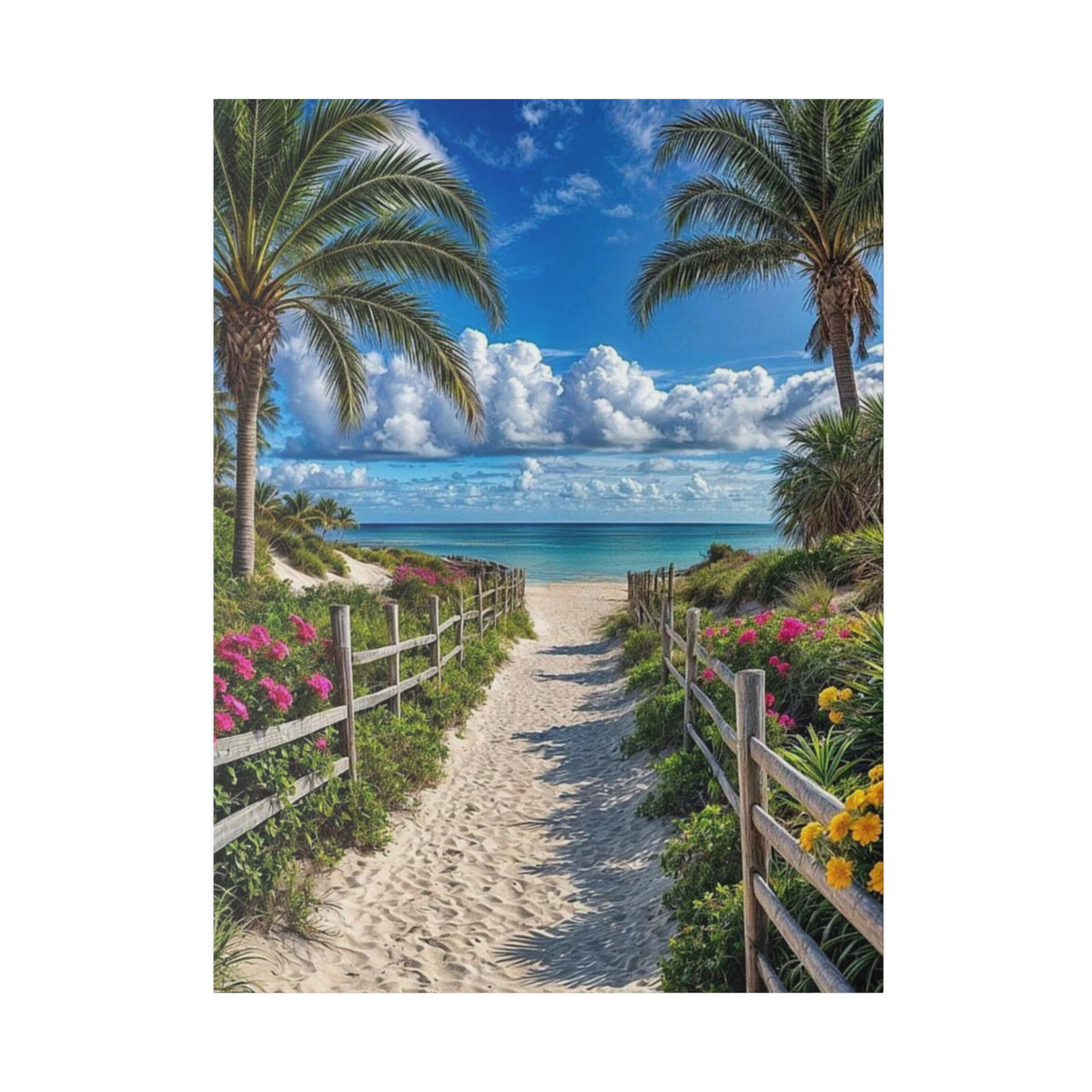Paradise Found Matte Canvas, Stretched
