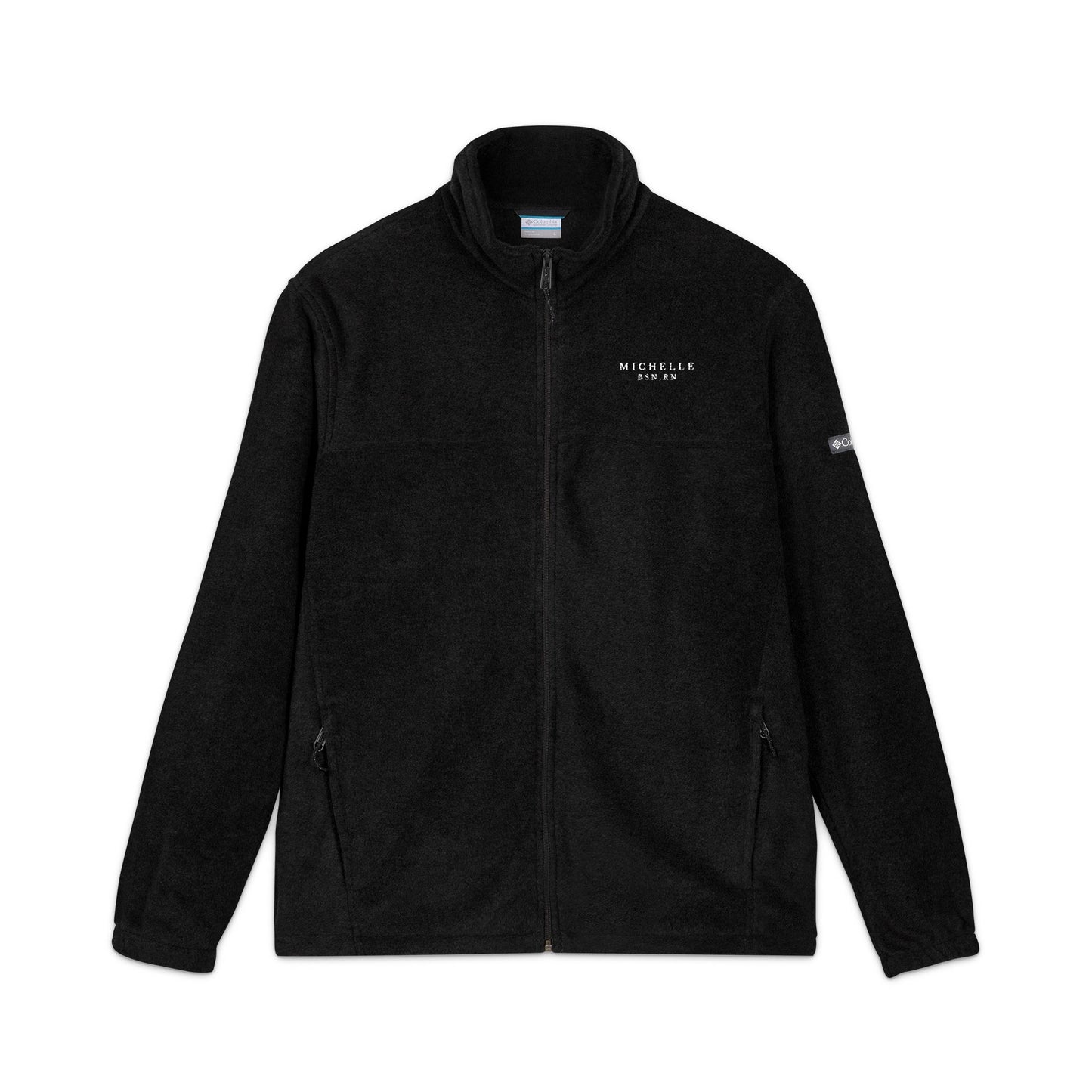 Personalized Embroidered RN Columbia Fleece Jacket