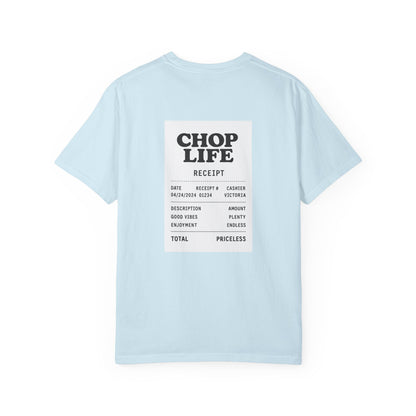Chop Life Receipt Oversized T-shirt