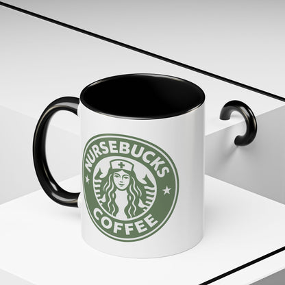 Nursebucks Coffee Accent Mug (11, 15 oz)