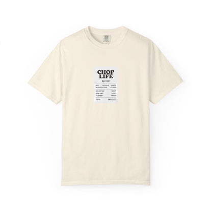 Chop Life Receipt Oversized T-shirt