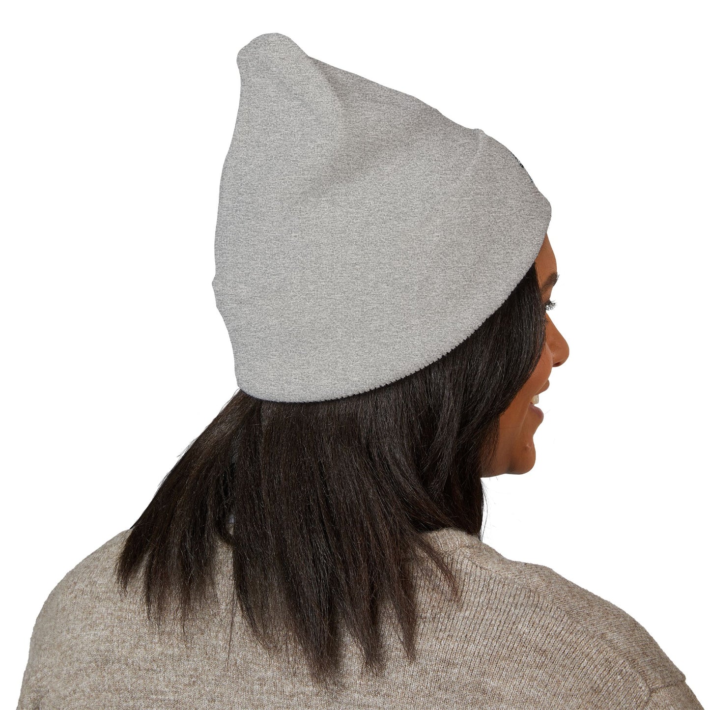 Emoji Bow Embroidered Classic Cuffed Beanie