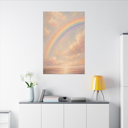 Rainbow Horizon Canvas Print — Matte Stretched Canvas