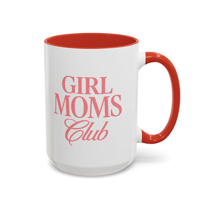 Girl Moms Club Accent Coffee Mug — 11/15oz
