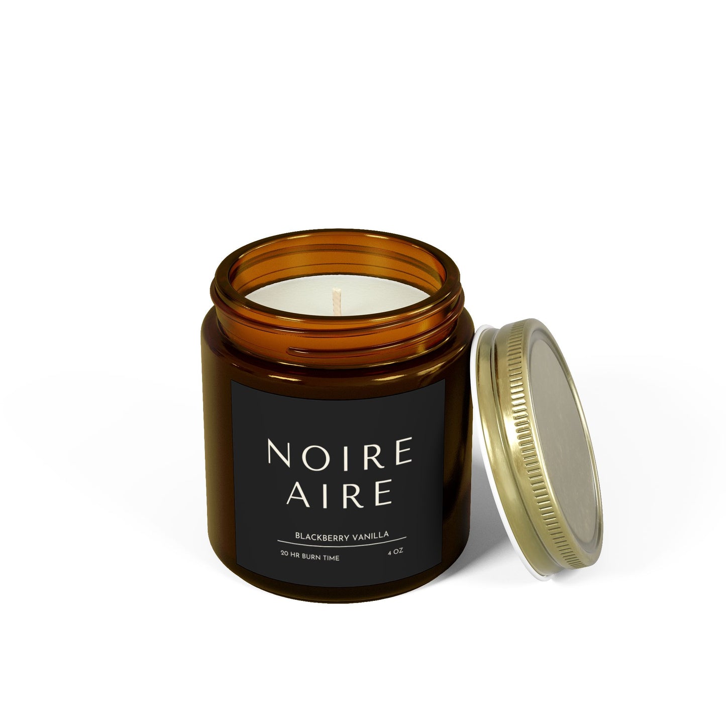 Noire Aire Blackberry Vanilla Scented Candles (4oz, 9oz)