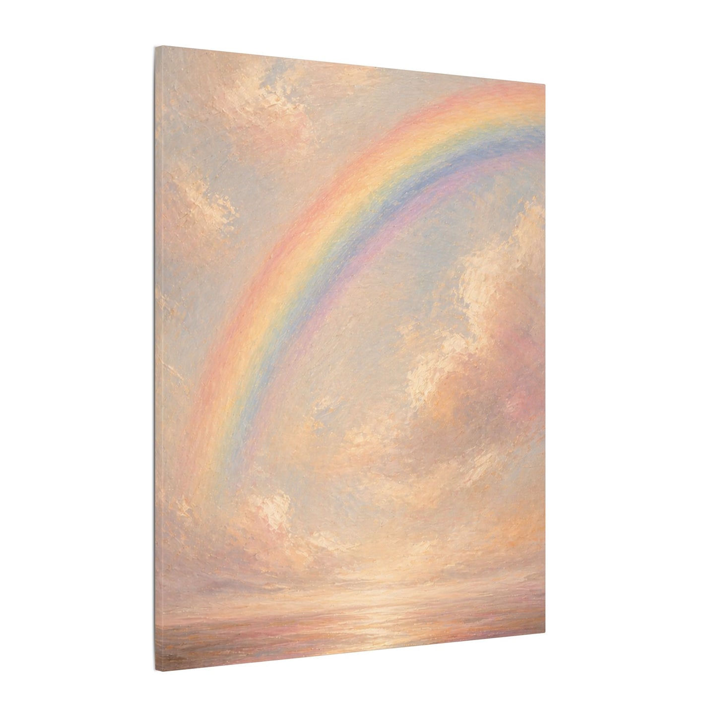 Rainbow Horizon Canvas Print — Matte Stretched Canvas