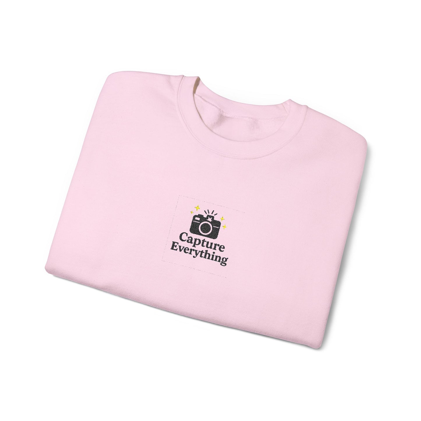 Capture Everything Embroidered Crewneck Sweatshirt