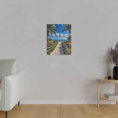 Paradise Found Matte Canvas, Stretched