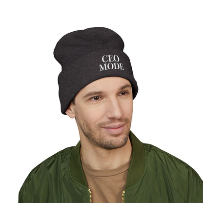 CEO Mode Embroidered Classic Cuffed Beanie